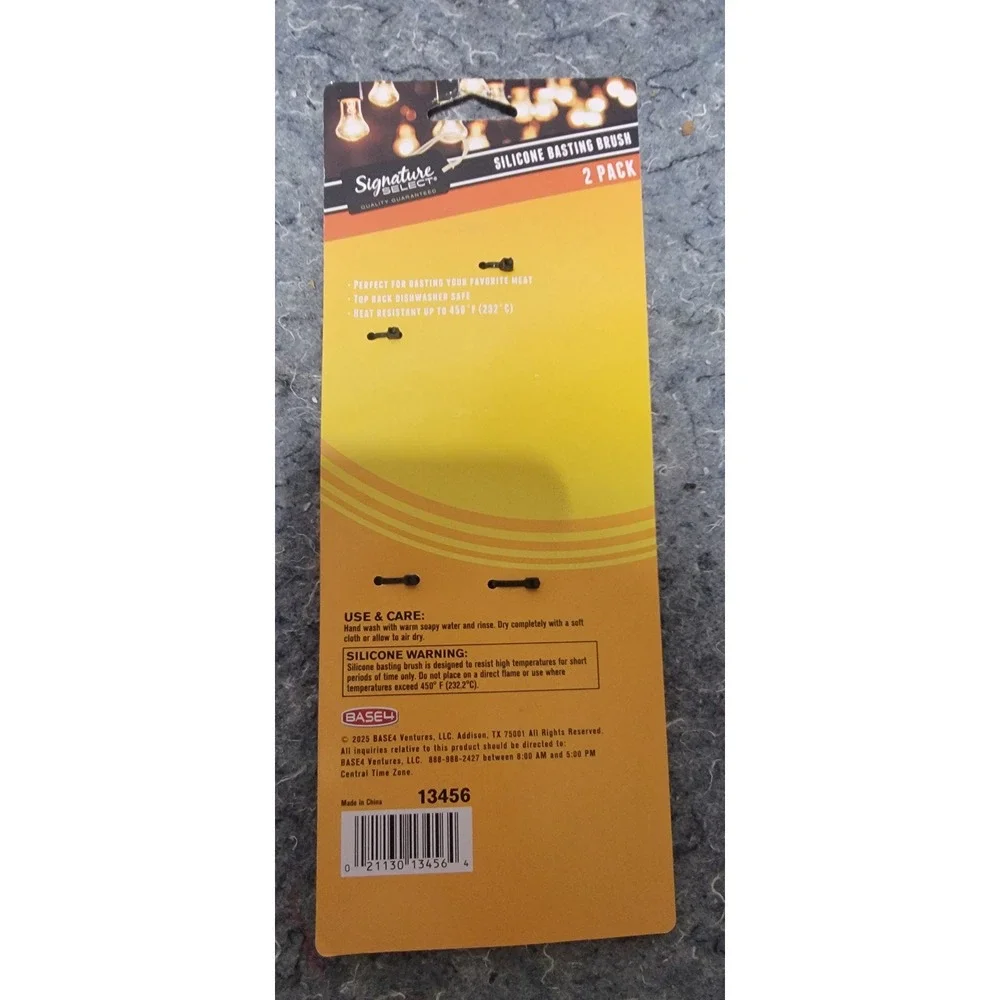 Silicone Basting Brush 2 Brush‎ Set